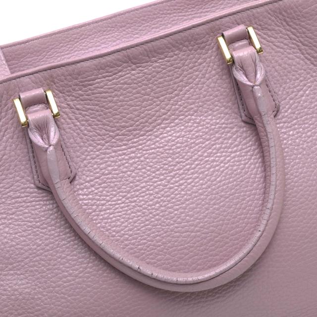 ○バーニーズニューヨーク BARNEYS NEWYORK ハンドバッグ シボ革