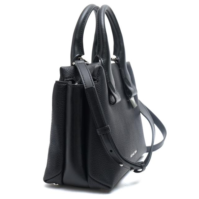 ○マイケルコース Michael Kors ペブルドレザー 牛革 ハンドバッグ 