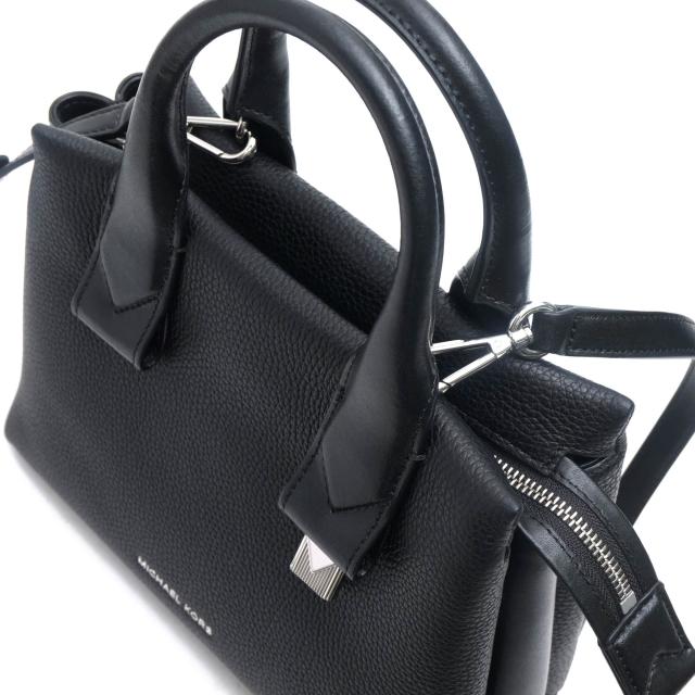 ○マイケルコース Michael Kors ペブルドレザー 牛革 ハンドバッグ 