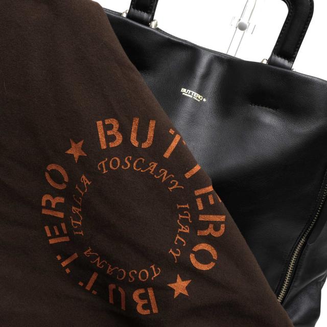 ○ブッテロ BUTTERO 牛革 ビジネスバッグ メンズ 【中古】 中古の通販