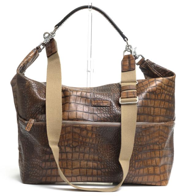 ダニエル ボブ Daniel Bob ショルダーバッグ Dab P034 Jasmine Coccone ジャスミン コッコーネ クロコ型押し 2way ショルダー 中古の通販はau Pay マーケット ブランディング