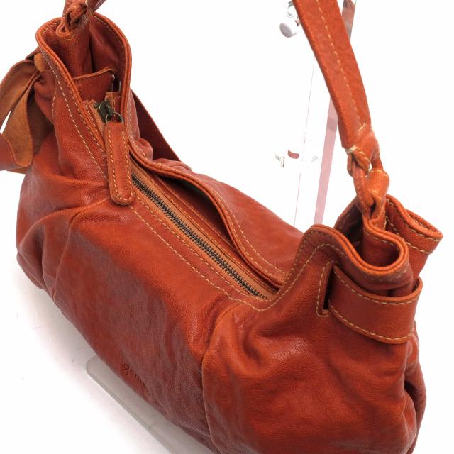 ○ゲンテン genten リボン ゴート 羊革 ハンドバッグ NODI ノディ