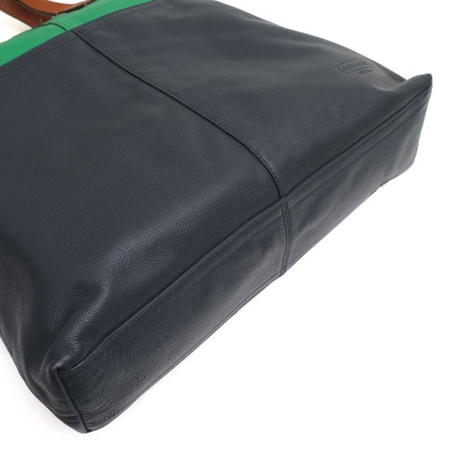 ○コーチ COACH スパイロレザー トートバッグ 70891 Thompson Foldover Tote In Colorblock トンプソン フォルドオーバー トート 中古_5
