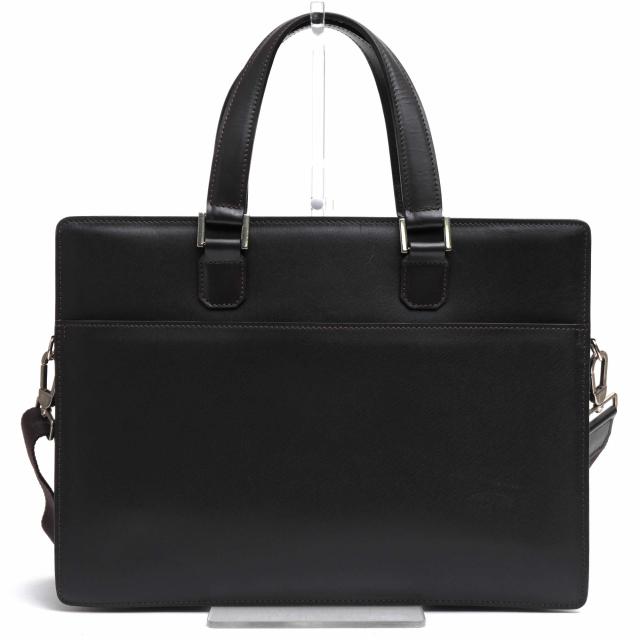 ○ダンヒル Dunhill グレインカウハイドレザー 牛革 ビジネスバッグ SIDECAR サイドカー 2WAY ショルダーバッグ メンズ 【中古】 中古