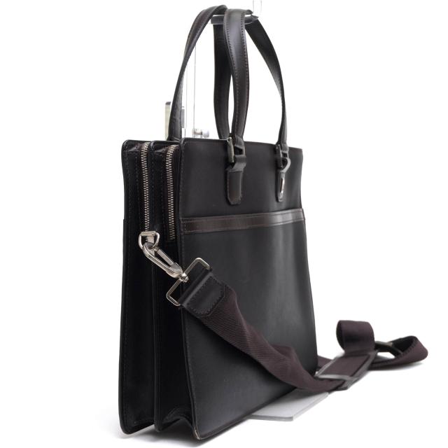 ○ダンヒル Dunhill グレインカウハイドレザー 牛革 ビジネスバッグ SIDECAR サイドカー 2WAY ショルダーバッグ メンズ 【中古】 中古