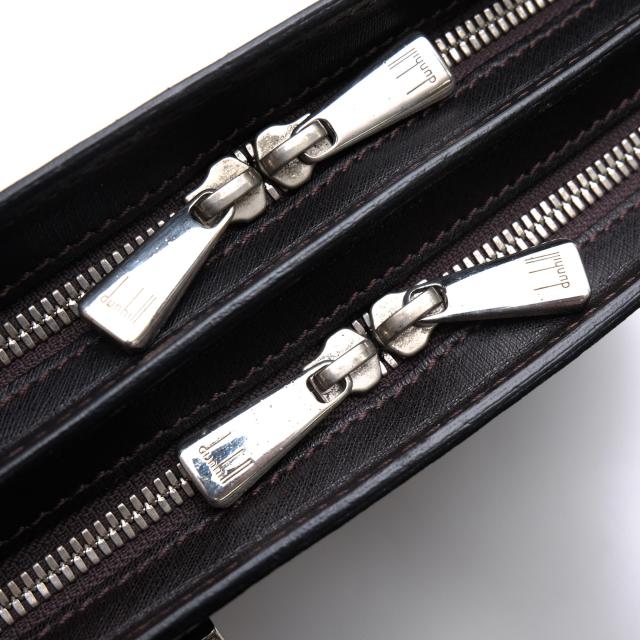 ○ダンヒル Dunhill グレインカウハイドレザー 牛革 ビジネスバッグ SIDECAR サイドカー 2WAY ショルダーバッグ メンズ 【中古】 中古