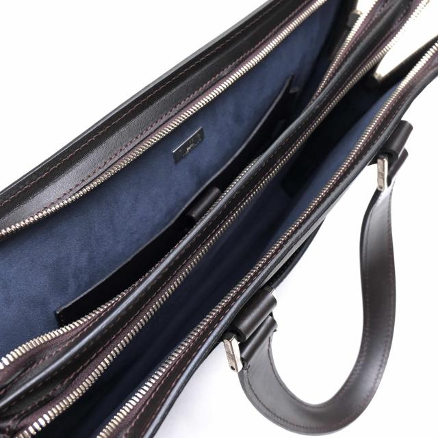 ○ダンヒル Dunhill グレインカウハイドレザー 牛革 ビジネスバッグ SIDECAR サイドカー 2WAY ショルダーバッグ メンズ 【中古】 中古