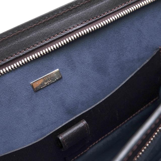 ○ダンヒル Dunhill グレインカウハイドレザー 牛革 ビジネスバッグ SIDECAR サイドカー 2WAY ショルダーバッグ メンズ 【中古】 中古