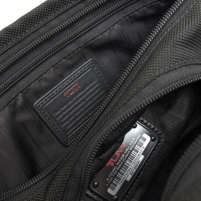 TUMI ボディバッグ 22199DH ウエストバック ブラック ナイロン