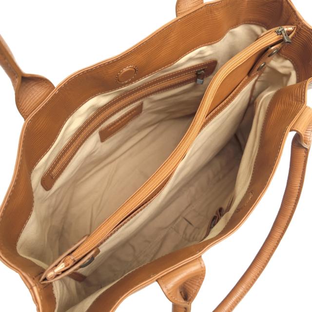 ○マザーハウス MOTHERHOUSE 牛革 トートバッグ MG11920 kai moyou カイモヨウ 型押し加工 レディース 【中古】 中古 ○マザーハウス MOTHERHOUSE 牛革 トートバッグ MG11920 kai moyou