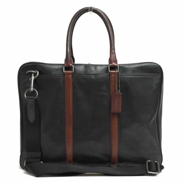 ○コーチ COACH スポーツカーフ 牛革 ビジネスバッグ 72053 Metropolitan Brief in Sport Calf メトロポリタン スポーツカーフ 2WA 中古