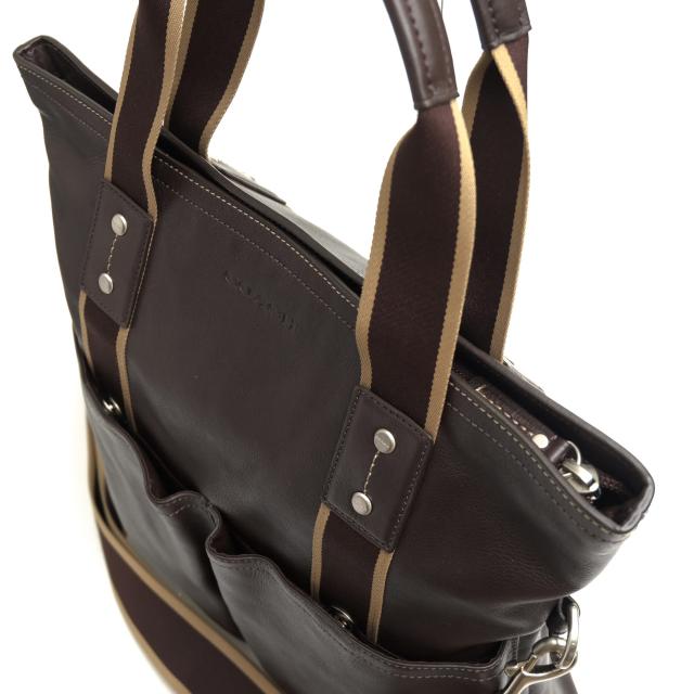 ○コーチ COACH カーフ トートバッグ F70558 Heritage Web Leather 