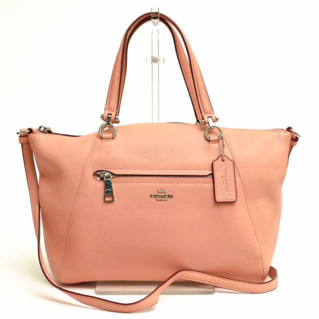 ○コーチ COACH ペブルドレザー 牛革 ハンドバッグ 34340 PRAIRIE SATCHEL プレーリー サッチェル 2WAY ショルダーバッグ シボ革 中古