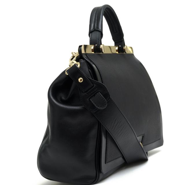 ○フルラ FURLA 牛革 ハンドバッグ CORTINA コルティナ フラップ式 
