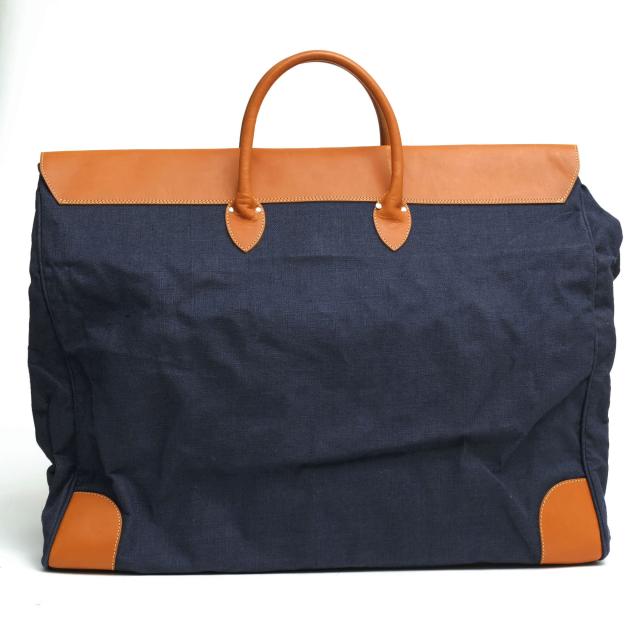 ○ボッジ ミラノ Boggi Milano 牛革 ボストンバッグ ウォッシュ加工 メンズ 【中古】 中古_1