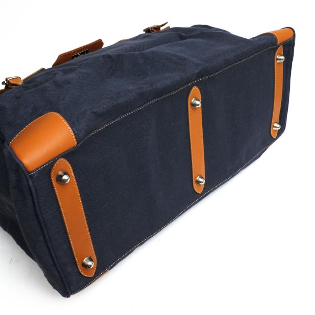 ○ボッジ ミラノ Boggi Milano 牛革 ボストンバッグ ウォッシュ加工 メンズ 【中古】 中古_4