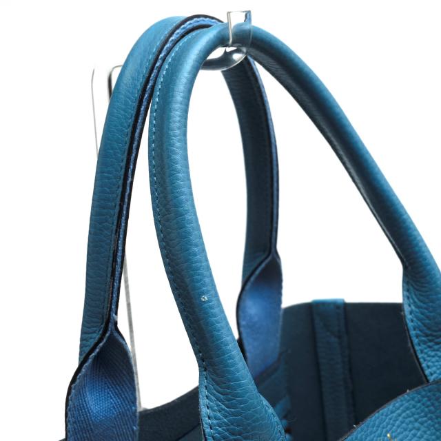 ○エーディーエムジェイ ADMJ 牛革 トートバッグ 12WS01036 SEAN TOTE ショーントート シボ革 シュリンクレザー レディース 【中古 中古_6