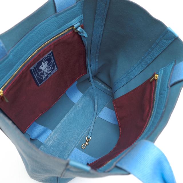 ○エーディーエムジェイ ADMJ 牛革 トートバッグ 12WS01036 SEAN TOTE ショーントート シボ革 シュリンクレザー レディース 【中古 中古_7