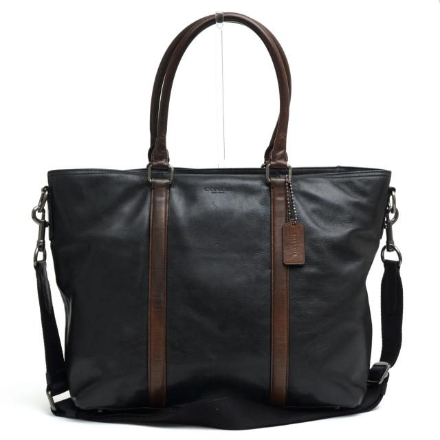 美品　コーチ COACH メトロポリタン　ビジネストートバッグ オールレザー　黒 ns1258-01_1.jpg