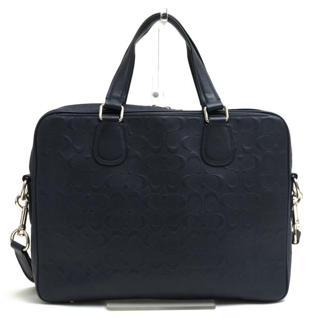 ○コーチ COACH クロスグレインレザー 牛革 ビジネスバッグ F54932 