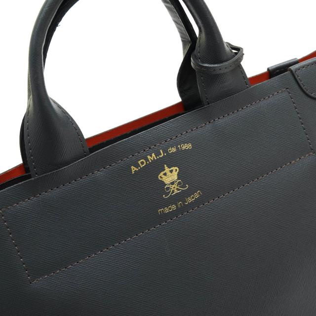 ○エーディーエムジェイ ADMJ セピーチ社 サフィアーノ 牛革 トート