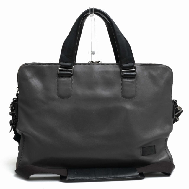 ○トゥミ TUMI ペブルレザー 牛革 ビジネスバッグ 63000GRY HARRISON 