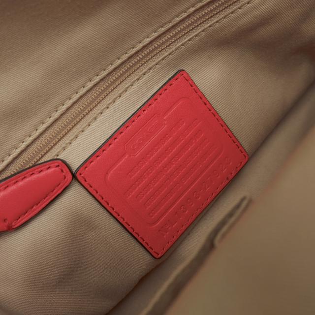 ○コーチ COACH ペブルドレザ— 牛革 ハンドバッグ F27923 ブリーカー  