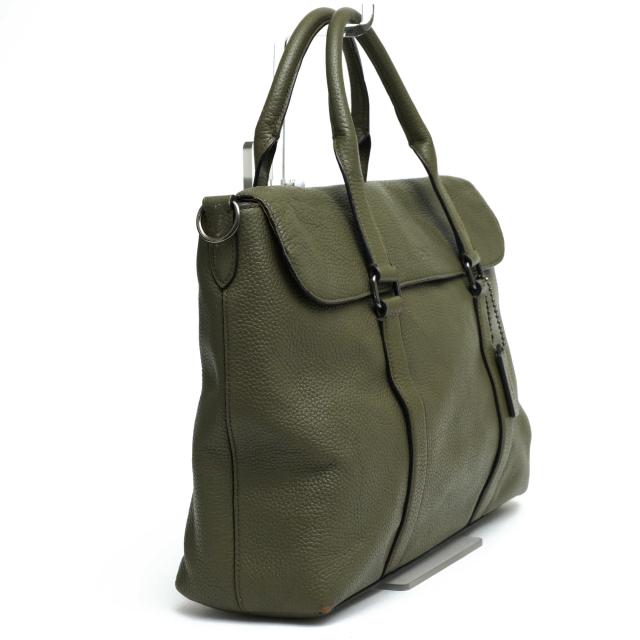 ○コーチ COACH 牛革 ビジネスバッグ 71782 Metropolitan Messenger In Pebble Leather ペブルド レザー メトロポリタン メッセン 中古 ビジネスバッグ