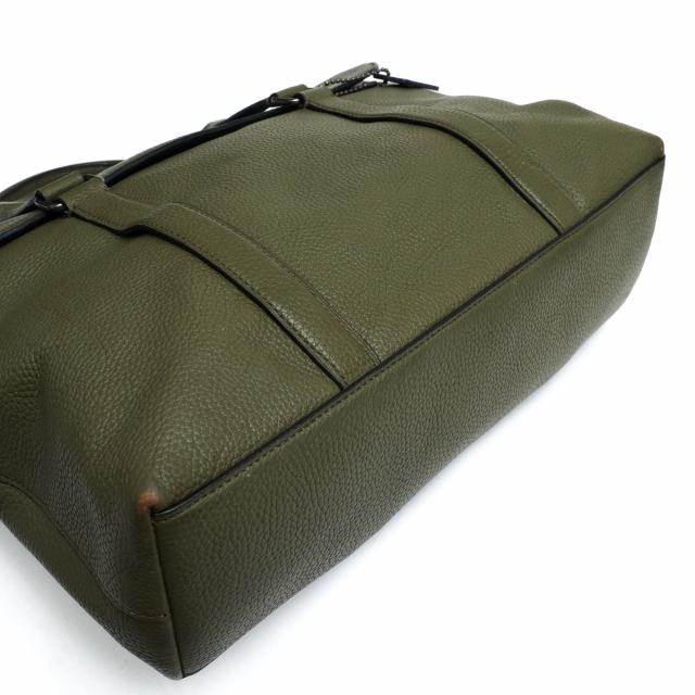 ○コーチ COACH 牛革 ビジネスバッグ 71782 Metropolitan Messenger In Pebble Leather ペブルド レザー メトロポリタン メッセン 中古 ビジネスバッグ