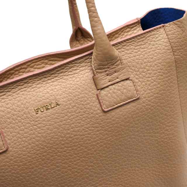 FURLA　カプリッチョ　レザー　ショルダーバッグ　ハンドバッグ　ブラウンショルダーバッグ