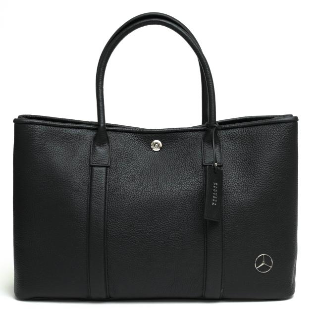 ○バーニーズニューヨーク BARNEYS NEWYORK 牛革 メルセデス・ベンツ Mercedes-Benz トートバッグ A4サイズ収納可 シボ革 シュリン 中古 47,282円