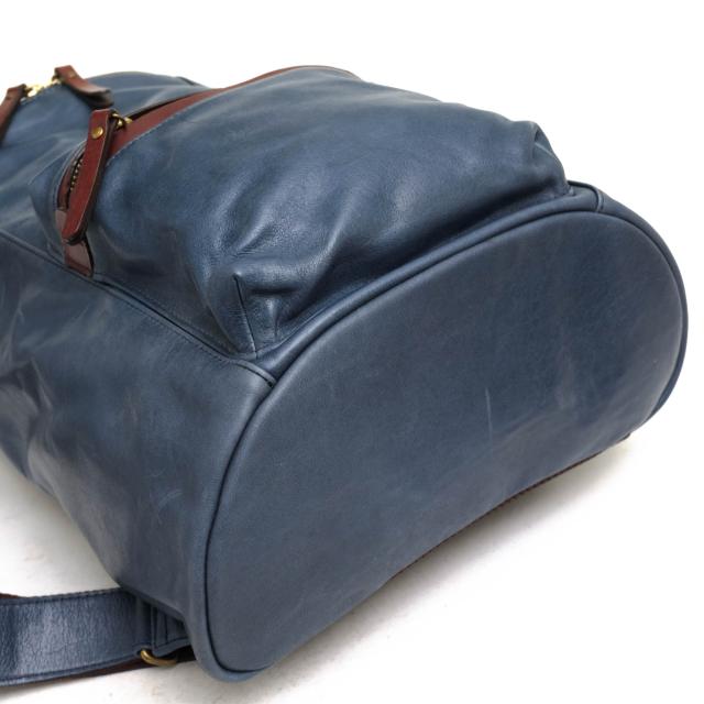 ○アレンヌ HALEINE 牛革 リュック 07000144r ドラム型 ヴィンテージ  