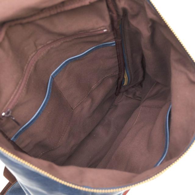 ○アレンヌ HALEINE 牛革 リュック 07000144r ドラム型 ヴィンテージ  