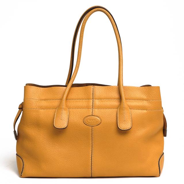 TOD'S トッズ トートバッグ レザー シボ革 ブラック 黒 【公式通販】