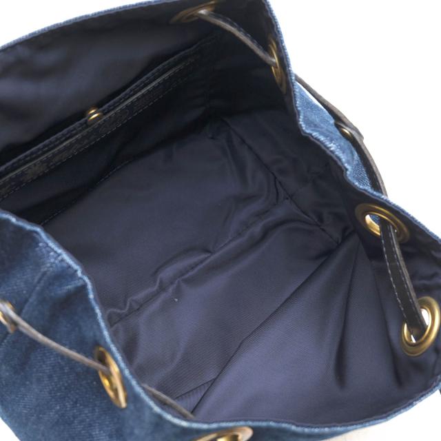 ○フェリージ Felisi 牛革 ハンドバッグ 17/20/1/DW+DS+A006 ミニバッグ デニム リバーシブル レディース 【中古】 中古