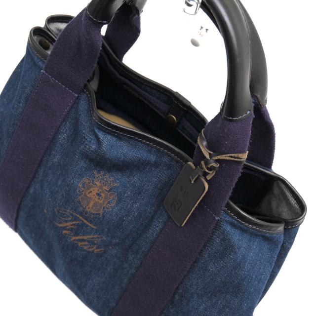 ○フェリージ Felisi 藍 INDIGO インディゴ染め トートバッグ 16/44/DW+A ユニセックス 男女兼用 デニム レディース 【中古】 中古