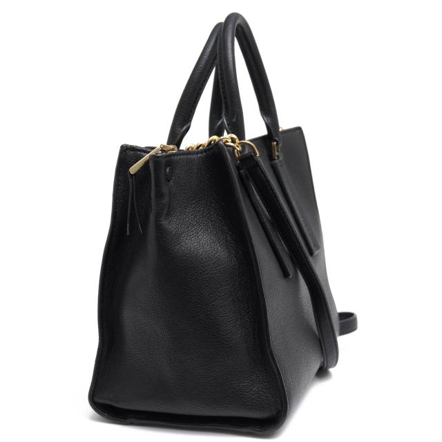 ○マイケルコース Michael Kors ペブルドレザー 牛革 ハンドバッグ ALESSA MD SATCHEL アレッサ ミディアム サッチェル 2WAY ショ  中古_2