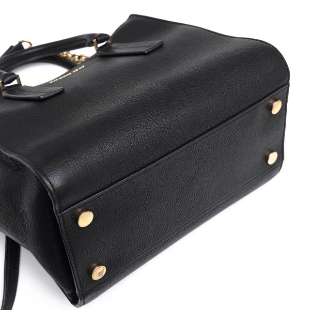 ○マイケルコース Michael Kors ペブルドレザー 牛革 ハンドバッグ ALESSA MD SATCHEL アレッサ ミディアム サッチェル 2WAY ショ  中古_5