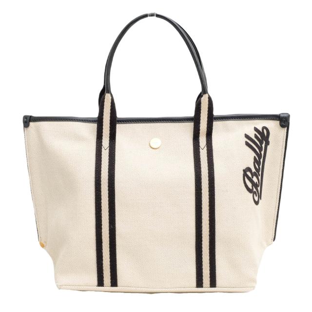 ○バリー BALLY 牛革 カーフ トートバッグ THE CANVAS TOTE SMALL 