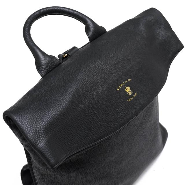 ○エーディーエムジェイ ADMJ ハイドシュリンク 牛革 リュック