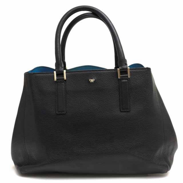 ○アニヤハインドマーチ Anya Hindmarch 牛革 トートバッグ EBURY 定番