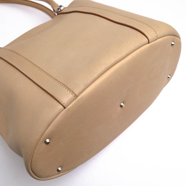 ○マウロゴヴェルナ MAURO GOVERNA 牛革 カーフ トートバッグ シボ革