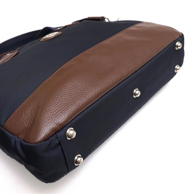 ○オロビアンコ orobianco 伊リモンタ社ナイロン 牛革 ビジネスバッグ