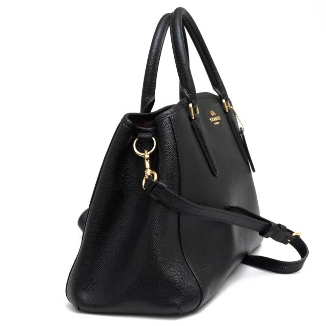 ○コーチ COACH クロスグレインレザー 牛革 ハンドバッグ F57527