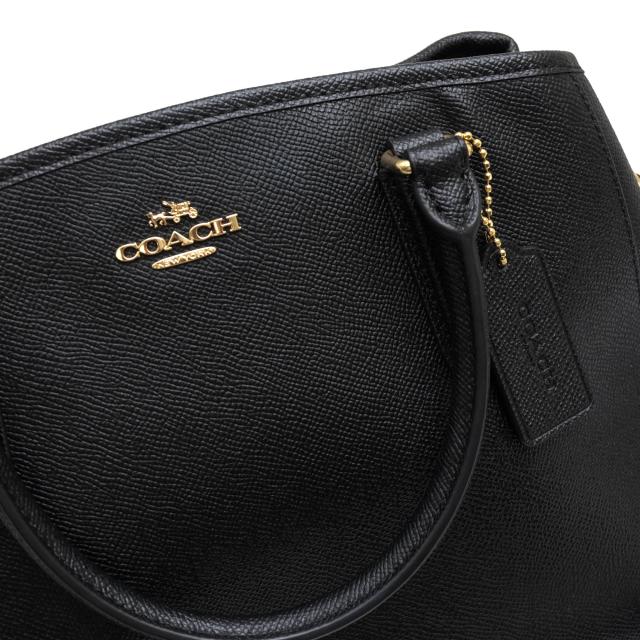 ○コーチ COACH クロスグレインレザー 牛革 ハンドバッグ F57527