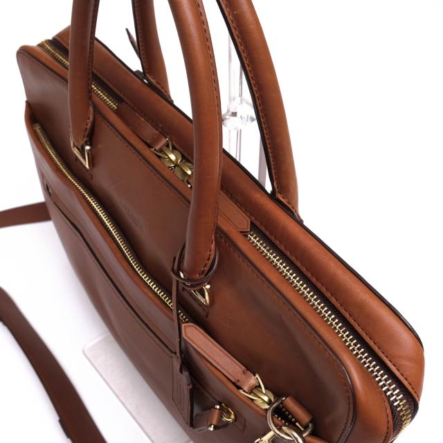 ○コーチ COACH レトログラブタンレザー 牛革 ビジネスバッグ 71375 2WAY ショルダーバッグ メンズ 【中古】 中古の通販は