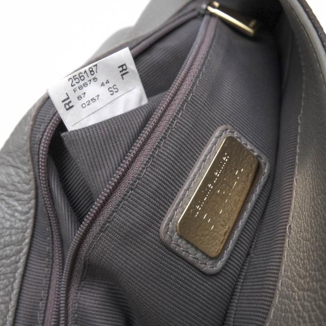○フルラ FURLA 牛革 ハンドバッグ ARTESIA アルテーシア M サッチェルバッグ シボ革 シュリンクレザー 2WAY ショルダーバッグ レ 中古_8