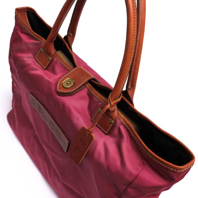 ○フェリージ Felisi 伊リモンタ社ナイロン バケッタレザー 牛革 トートバッグ 06-52/DS メンズ 【中古】 中古