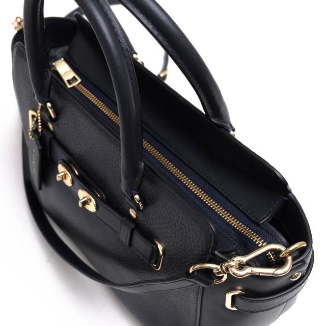 ○コーチ COACH ペブルドレザー 牛革 ハンドバッグ F55665 Blake Carryall 25 In Bubble Leatherブレイクキャリーオール25 ブレイ  中古 ○コーチ COACH ペブルドレザー 牛革 ハンドバッグ F55665 Blake