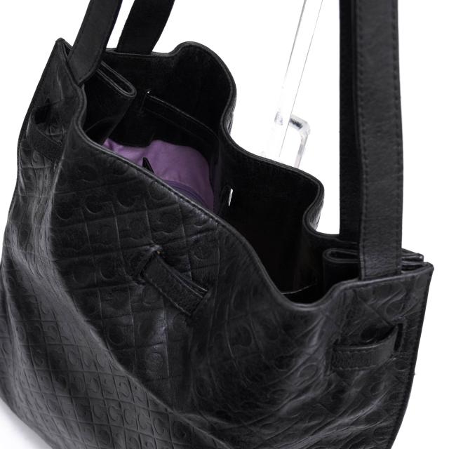 ○ゲラルディーニ GHERARDINI 牛革 トートバッグ Gモノグラム柄 肩掛け ワンショルダーバッグ メンズ 【中古】 中古_4